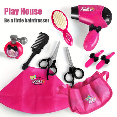 GlamourPlay | Cambio de imagen mágico - Set de juego de salón de belleza para niños creativos